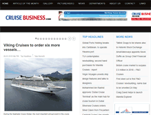 Tablet Screenshot of cruisebusiness.com
